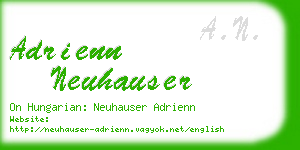 adrienn neuhauser business card